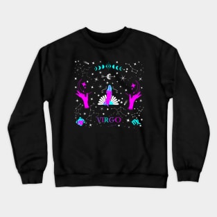 Virgo Zodiac Design Crewneck Sweatshirt